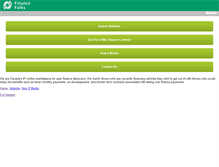 Tablet Screenshot of financefolks.com